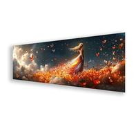 Diamond Painting Papillon Diamond Painting Adulte Grand Format 30x90 cm, Peinture Diamant Adulte Femme Broderie Diamant Kit, DIY 5D Strass Point de Croix Art pour Decoration Murale,Cadeau Femme K0-136