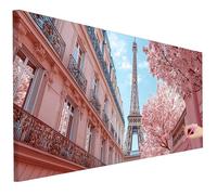 Diamond Painting Paris Diamond Painting Adulte Grand Format 100x40cm 5D Kit Broderie Diamant Paysage Activité Manuelle Adulte DIY Tableau Perle Diamant a Coller Kit pour Tableau Decoration Murale B-20