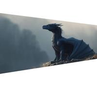 Diamond Painting Paysage Diamond Painting Adulte Dinosaure Diamant Paintings Adulte Débutant,5D Peinture Diamant,Ronde Peinture Diamants,Décoration Murale Maison Geburtstag Cadeau Kind 50x100cm YZ-329