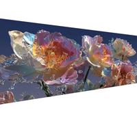Diamond Painting Paysage Diamond Painting Adulte Fleur Diamant Paintings Adulte Débutant,5D Diy Strass Point de Croix Paintings,d'art mosaïque pour Maison DéCoration, Cadeau Femme 80x160cm YZ-355