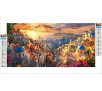 Diamond Painting Paysage Diamond Painting Adulte Grand Format 20x40cm Montagne Broderie Diamant Accessoires Complet, 5D Peinture Diamant Art Crafts Point de Croix Kit, Decoration Maison G1-140