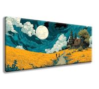 Diamond Painting Paysage Diamond Painting Adulte Grand Format 30x60cm, Peinture Diamant Lune Broderie Diamant DIY Loisirs Créatifs Adultes Toile Peinture Kit pour Decoration Maison Murale -zzg2508SO