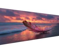 Diamond Painting Paysage Diamond Painting Adulte Mer Diamant Paintings Adulte Débutant,5D Broderie Diy Strass Point de Croix Paintings,d'art mosaïque Maison DéCoration,Cadeau Femme 80x160cm YZ-281