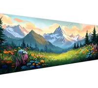 Diamond Painting Paysage Diamond Painting Adulte Usine Diamant Paintings Adulte Débutant,5D Broderie Diy Strass Point de Croix Paintings,d'art mosaïque Maison DéCoration,Cadeau Femme 40x80cm YZ-853