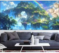 Diamond Painting Paysage Diamond Painting Enfant Rainbow Broderie Diamant Débutant DIY Peinture Diamant Adulte Activité Manuelle Cristal Art Puzzle Perles Point de Croix,Décor Cadeau 90x250cm LT-707