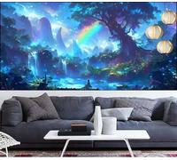 Diamond Painting Paysage Diamond Painting Grand Format 70x200cm Peinture Diamant Adulte Rainbow Broderie Diamant Strass Point de Croix Peinture,Bricolage Mosaique Puzzle Artisanat kits,Gifts LT-608