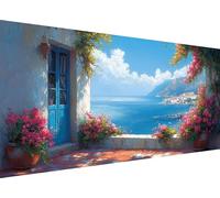 Diamond Painting paysage,fleur Diamond Painting Adulte Grand Format 20x40cm,5D DIY Peinture Diamant Adulte Loisirs Créatifs avec Carré Full Drill Toile pour Halloween Chambre Murale Decoration L1-578