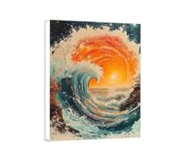 Diamond Painting Paysage Peinture Diamant Adulte Planète Kit DIY de Diamond Painting 5D Complet, Activité Manuelle Adulte, Kit d'Art Diamant pour Enfant Décoration Murale pour Maison 40x55cm 0a-504