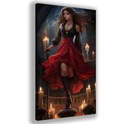 Diamond Painting Paysage Peinture Diamant Femme Diamond Painting Adulte Loisirs Créatifs DIY Ronde Toile Broderie Diamant Grand Format 20x40cm avec Complet Accessoires, Home Decor, Cadeau Femme,Y339Z