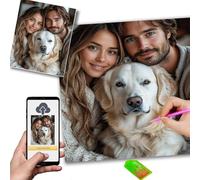 Diamond Painting Personnalisé 30x30cm Diamond Painting Adulte, 5D Full Drill Broderie Diamant Paintings Kit Complet, DIY Poster Personnalisé Diamond-Paintings Per Decoration Maison, Cadeau Femme m-205