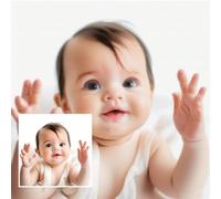 Diamond Painting Personnalisé Photo 20x36cm, DIY 5D Diamant Painting Personnaliser, Custom Diamant Peinture Full Drill, Personnalisée par Numero Adulte/Enfant Cadeaux Artisanat Loisirs Créatifs H-20