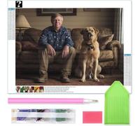 Diamond Painting Personnalisé Photo - Custom 5D DIY Adulte Kits de Broderie Diamant, Full Drill Broderie Peinture Photos Art Artisanat Idées de Décoration Murale Cadeaux, 20 x 20 cm / 8 x 8 Inch I-99