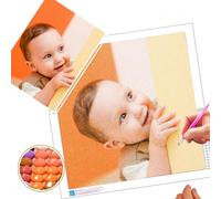 Diamond Painting Personnalisé Photo - Kit Broderie Diamant 5D Custom, Full Drill pour Créations Murales Art Photo
