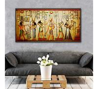 Diamond Painting Pharaon égyptien Broderie Diamant Painting Kit Complet Grand Format 5D Peinture Diamant Numero Adulte Enfant Strass Coller Perle Tableau Diamant Art Craft Home Decor 40x80cm