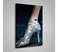 Diamond Painting Pied Peinture Diamant Talon Haut 5D DIY Diamant Painting Kit Complet, Diamond Cristal Perle Broderie Point de Croix Art Set Pour La Décor Murale à La Maison 60x80cm PjY7703 6-E