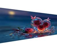 Diamond Painting Plage Diamond Painting Adulte Papillon Diamant Paintings Adulte Débutant,5D Diy Strass Point de Croix Paintings,d'art mosaïque pour Maison DéCoration, Cadeau Femme 70x140cm YZ-367
