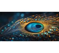 Diamond Painting Plume Diamond Painting Adulte Grand Format 200x100cm, Diy Broderie Diamant Kit Complet Briller 5D Perle Diamant a Coller Strass Point de Croix Cristal Pour Murale DéCoration 0O-941