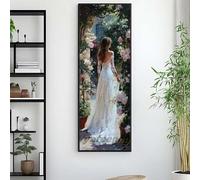 Diamond Painting princesse Broderie Diamant Grand Format 180 X 60 cm, 5D Diamond Painting jardin Diamant Painting Adulte&Enfant, DIY Mosaïque Peinture Diamant Cristal Art, pour Decoration Murale Salon