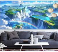 Diamond Painting Rainbow Diamond Painting Enfant Paysage Broderie Diamant Débutant DIY Peinture Diamant Adulte Activité Manuelle Cristal Art Puzzle Perles Point de Croix,Décor Cadeau 60x120cm LT-697