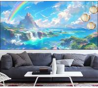 Diamond Painting Rainbow Diamond Painting Grand Format 60x150cm Peinture Diamant Adulte Paysage Broderie Diamant Strass Point de Croix Peinture,Bricolage Mosaique Puzzle Artisanat kits,Gifts LT-598