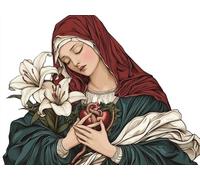 Diamond Painting Religion Peinture Diamant Femme Diamond Painting Adulte, 5D DIY Broderie Diamant Point de Croix Loisirs Créatifs Adultes Artisanat Kit pour Decoration Chambre 100x135cm, Model 997