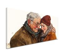 Diamond Painting Rétro Diamond Painting Adulte, 5D Peinture Diamant Enfant Canevas Kit Complet Adulte Débutant Ronde Cristal Diamant Art Set pour Décoration Murale Maison 80x160 cm Couple c-1346