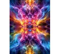 Diamond Painting RêVe, 5D Diamond Painting Adulte Abstrait, DIY Full Drill Artisanat Cristal Point de Croix Kits, Broderie Diamant Activite Manuelle Adulte, Décoration Maison Cadeau 40X50cm 7-8553