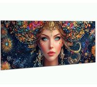 Diamond Painting Rêve,DIY 5D Femme Diamond Painting Adulte,Peinture Diamant Activité Manuelle Adulte Kit Complet,Bricolage Diamant Broderie Cristal Arts Artisanat pour Home Wall Decor 50x150cm 0R-421
