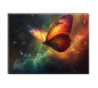 Diamond Painting Rêve Papillon Kit Diamond Painting, Loisirs Créatifs Adultes, Activité Manuelle Enfant, Point de Croix Broderie Kit, Automne Decoration Murale, Halloween Decoration 70x95cm W-l-437