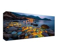 Diamond Painting Rêve Peinture Diamant Adulte, 5D DIY Broderie Diamant Kit Complet Plage Diamond Painting pour Adulte Débutants, Strass Point de Croix Peinture, Décoration Intérieur 140x70cm t-7128