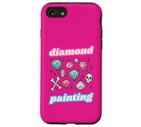 Diamond Painting Rock'n'roll Graffiti Art Crânes Création Coque pour iPhone SE (2020) / 7 / 8