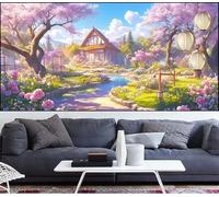 Diamond Painting Rose Diamond Painting 30x60cm Peinture Diamant Adulte Paysage Broderie Diamant Strass Point de Croix Peinture,Bricolage Mosaique Puzzle Artisanat Kits,Décoration Maison Gift QL-135
