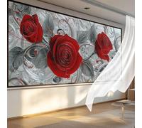 Diamond Painting Rose Peinture Diamant Adulte Résumé Diamond Painting Adulte Klein Bilder 20x40 cm, DIY Broderie Diamant Kit Complet Enfant Point de Croix Cristal Puzzle pour Murale Decoration qL494