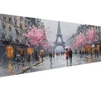Diamond Painting Rue Diamond Painting Adulte Paysage Diamant Paintings Adulte Débutant,5D Broderie Diy Strass Point de Croix Paintings,d'art mosaïque pour Maison DéCoration,Cadeau Femme 40x80cm YZ-337