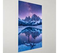 Diamond Painting Scène neige Diamond Painting Adulte Grand Format 100x180cm, 5D Peinture Diamant Ciel étoilé Broderie Diamant, DIY Broderie Point de Croix Activité Manuelle, Decoration Murale G2-1037