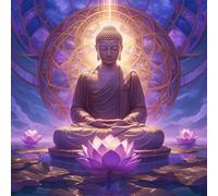 Diamond Painting sculpture, DIY La fleur de lotus Diamond Painting Enfant Kit Broderie Debutant, Perle Diamant Painting Canevas Kit Complet Adulte, Activité Manuelle Enfant, Deco Chambre 25x25cm 5-132