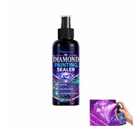 Diamond Painting Sealer Spray,Clear Quick Dry Gloss Finish Sealant for Diamond Art,Secure Drills,Crafts Puzzles Diy, Locks Beads,Glossy Finish,Dries Fast & Lasts (100ml)