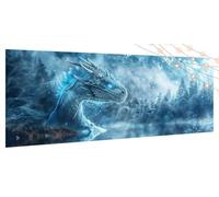 Diamond Painting Sirène, Diamond Painting Adulte Grand Format 70x150cm, 5D DIY Diamond Art Strass Point de Croix Kits complet, Enfants Débutants Activité Manuelle, Décoration Murale Maison Anime T1291