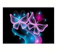 Diamond Painting Strass Complet - Broderie Diamant Plein Peinture Diamant 5d Complet pour la Décoration Murale Broderie Diamant Kit papillon 40X30cm