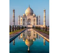 Diamond Painting Taj Mahal Peinture Diamant Adulte, Diamant Painting Kit Complet, 5D DIY Diamond Painting Paysage Puzzle Broderie Tableau Diamant, Point de Croix pour Decoration Murale 40x50cm Pd562
