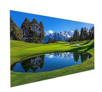 Diamond Painting Terrain de golf Diamond Painting Enfant 90 x 180cm, Peinture Diamant Adulte Montagne, 5D Activité Manuelle Adulte Strass Kit Broderie Toile Peinture Diamant pour Cadeau Femme GYL1475