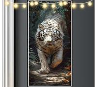 Diamond Painting Tigre, Diamond Painting Grand Format 60 X 150 cm, 5D Diamant Painting Forêt DIY Peinture Diamant Adulte Puzzle Tableau Perle Diamant Point de Croix Kit Complet, Decoration Murale S888