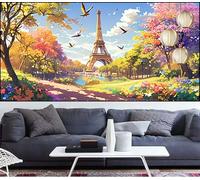 Diamond Painting Tour Eiffel Diamond Painting Grand Format 80x220cm Peinture Diamant Adulte Oiseau Broderie Diamant Strass Point de Croix Peinture,Bricolage Mosaique Puzzle Artisanat Kits,Décor QL-173