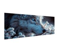 Diamond Painting Usine Diamond Painting Adulte Loup Broderie Diamant Petit Format 80x40cm Bricolage Peinture Diamant Artisanat Strass Point de Croix Paintings pour Decoration Murale Maison X2-23