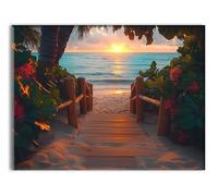 Diamond Painting Usine Plage Motif, Diamond Painting Adulte Cristal Broderie Kit, Kit Peinture Diamant Loisirs Créatifs Adultes, DIY Cristal Art Peinture, Decoration Maison Cadeau 30x40cm P-q-10288