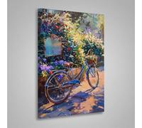 Diamond Painting VéLo Peinture Diamant Fleur 5D DIY Diamant Painting Kit Complet, Diamond Cristal Perle Broderie Point de Croix Art Set Pour La Décor Murale à La Maison 50x70cm PjY7629 2-P
