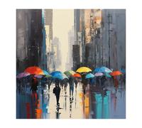 Diamond Painting Ville 2026 Nouveau Diamond Painting Rétro 60x60cm,Broderie Diamant avec Accessoires Carré Peinture Diamant,5D DIY Artisanat Loisirs Créatifs Adultes pour Cadeaux et Décoration O-504z