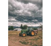 Diamond Painting Voiture, DIY Diamond Painting Enfant Champ, DIY Broderie Diamant Adulte Kits, Loisirs Créatifs Adultes, 5D Diamant Point de Croix, Tableau Decoration Murale, Cadeau, 60x90cm S-5307