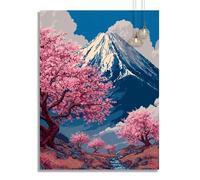 Diamond Painting Volcan Diamond Painting Adulte Arbre Broderie Diamant Grand Format 45x55cm DIY 5D Strass Peinture Diamant Cristal Puzzle Loisirs Créatif Adultes Mosaïque Peinture, Décoration z56f