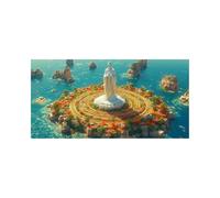 Diamond Painting Zen 5D DIY Strass Peinture Numero Adulte Fleur Cristal Art Canevas Kit Complet Adulte 100 x 50CM Full Drill Kit Broderie Peinture Diamant pour Decoration Maison Cadeau Femme 2509-8866